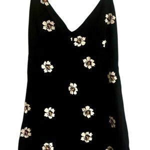 Lira Floral Black Mini Dress